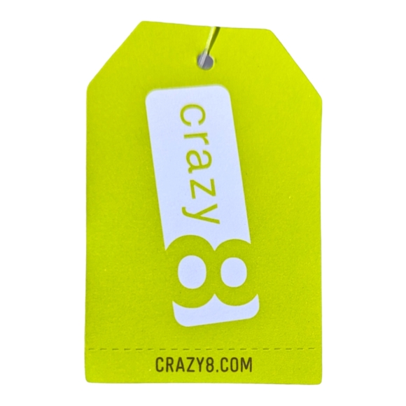 Crazy 8 Girls 2T "Small & Mighty Lightning Graphic Tshirt Pink/Silver - Picture 5 of 6